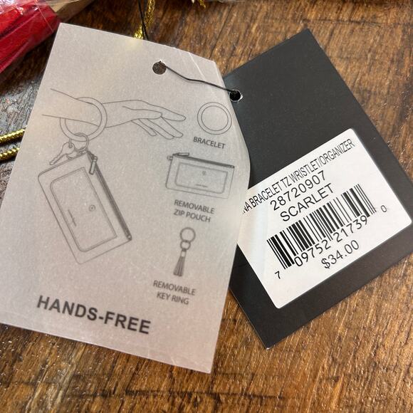 Nanette Lepore Karina Bracelet Wristlet/Organizer
Scarlet Red NWT - Picture 5 of 5